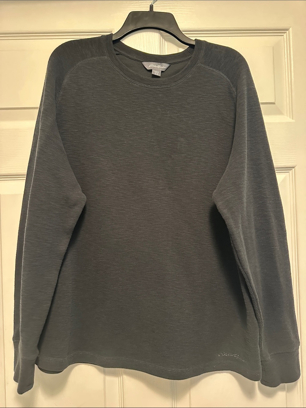 Eddie Bauer Men's Long Sleeve Crew Neck Double Knit Sweater